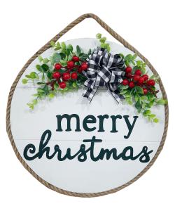 Bảng gỗ treo mừng Giáng Sinh